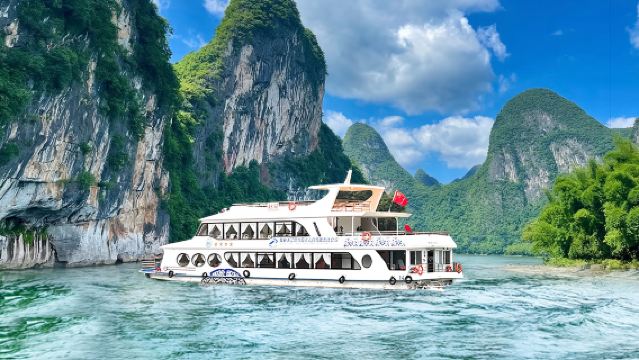 灕江四星遊船+遇龍河竹筏+十里畫廊+興坪古鎮 商務/大巴團