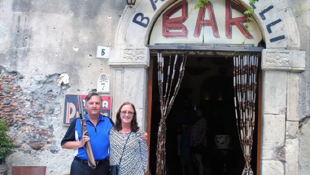 Da Catania: Tour Privato/Guidato de Il Padrino con Antipasto e Pasta