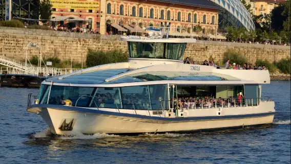 Danube Legenda Nighttime Sightseeing Cruise in Budapest, Hungary [Includes approx. 60-min cruise + audio guide + welcome drink]