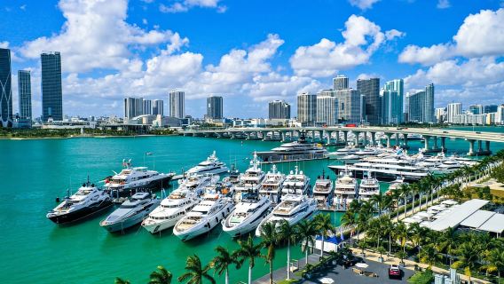Recorrido por el centro de Miami con entradas para el crucero Millionaire's Row