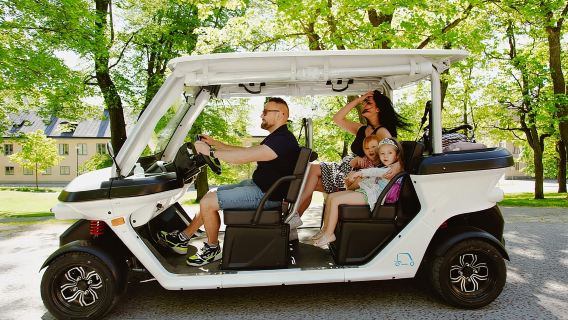 Tour dei punti salienti di Stoccolma in golf cart