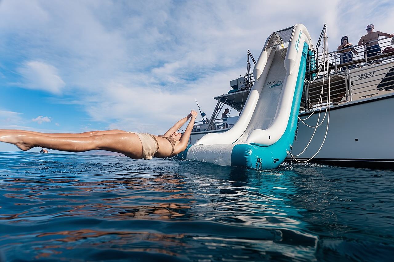 Molokini Crater & Turtle Town Snorkel & Waterslide Adventure