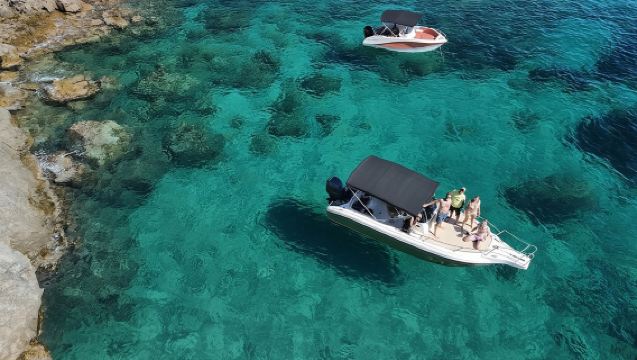 Blue and Green Caves Boat Tour from Dubrovnik with Šunj Beach