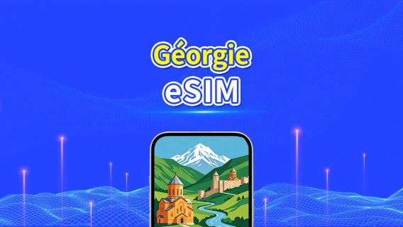 eSIM Géorgie | 4G | Forfait Données Journalier/Total | 1–30 jours | Facturation 24h | Code QR