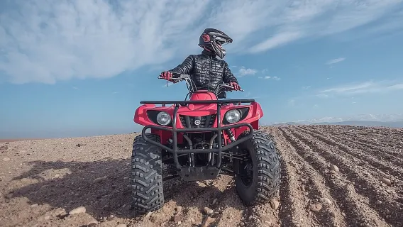 Agafay Desert: Dinner + Show with Quad Bike & Sunset Camel Ride