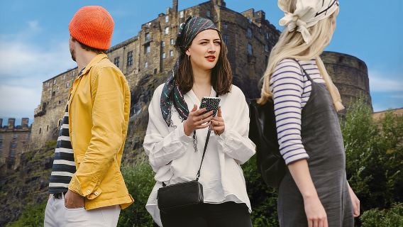 Fun, Flexible Treasure Hunt Around Edinburgh with Cryptic Clues & Hidden Gems