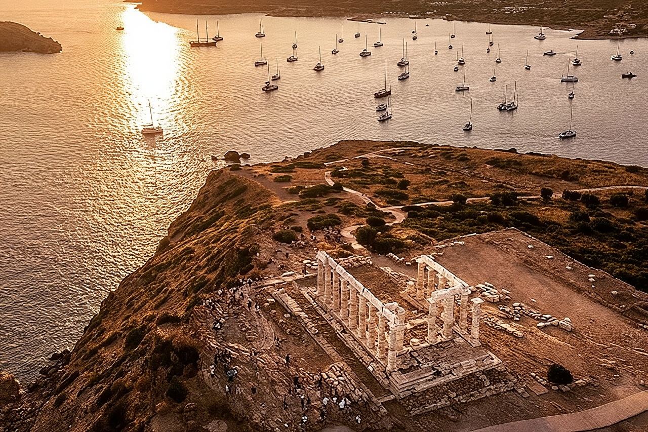 Cape Sounio & Temple Of Poseidon Breathtaking Views Private Trip