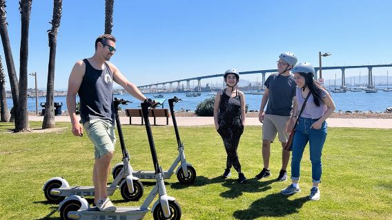 Explore Coronado Island by E-Scooter with Photos Included