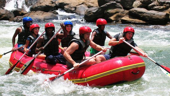 Excursion d'une journée en forêt tropicale de Kiturgal au Sri Lanka : randonnée et rafting en eaux vives