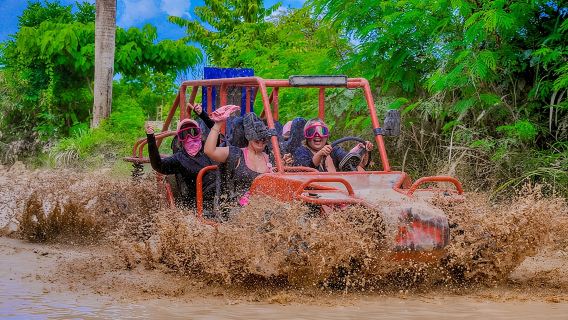 Buggy-Tour mit Bio-Bauernhof, Besuch des Macao Beach ab Punta Cana