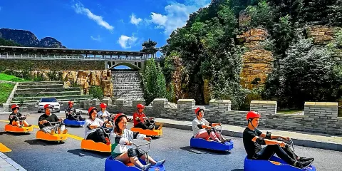 清遠黃騰峽漂流或天門懸廊+高山滑車1日遊+含單程接駁車