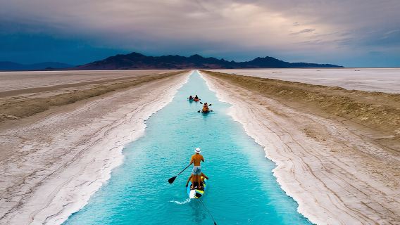 Lawatan Separuh Hari Terbaik dan Eksklusif dari Salt Lake City ke Sky Mirror-Bonneville Salt Flats