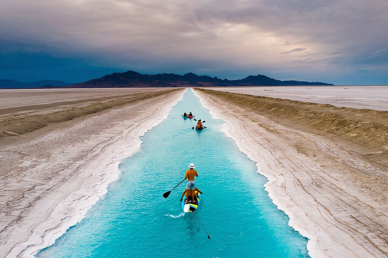Meilleure et exclusive excursion à la demi-journée de Salt Lake City au Sky Mirror – Bonneville Salt Flats