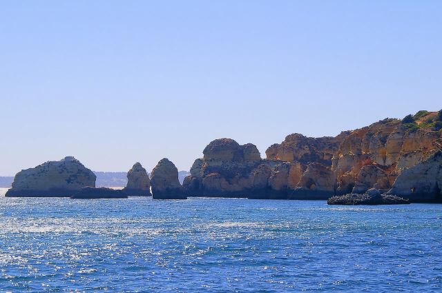Portimão : excursion en voilier jusqu'aux grottes du cap de Lagos