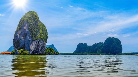 푸켓: 스피드보트를 타고 떠나는 제임스 본드 섬 바다 카누