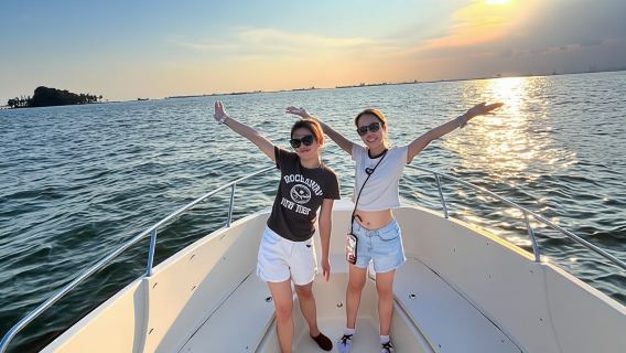 Recorrido guiado en lancha rápida por las islas del sur de Singapur