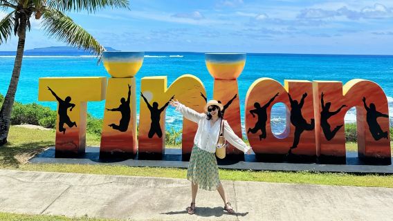美國塞班島雙人組合【軍艦島+海釣+天寧島+海灘情侶音樂晚餐】