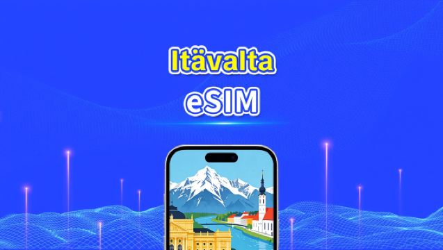 Itävalta eSIM | Nopea nettiyhteys | 5G/4G | Päiväpaketti/datapaketti | 24 tuntia | 1–30 päivää | QR-koodi