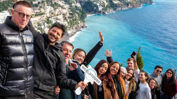 Tour exclusivo en grupo a la Costa Amalfitana, Positano y Sorrento desde Nápoles