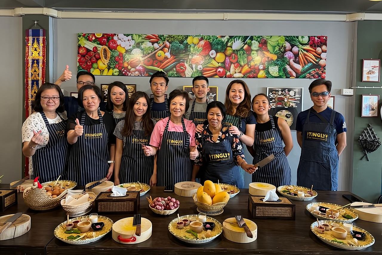 Corso pomeridiano della scuola di cucina thailandese Tingly