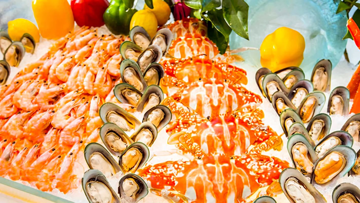 주하이 창롱 인터내셔널 오션 킹덤 펭귄 호텔 뷔페 식사권 엠퍼러 펭귄 레스토랑 아침/점심/저녁