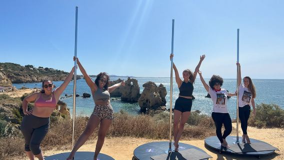 Algarve: Ocean View Pole Dance Experience with Prosecco