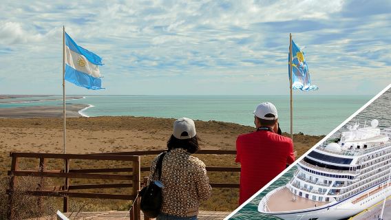 Shore Excursion Peninsula Valdes cruise passengers Puerto Madryn