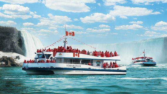 Tour panoramico di mezza giornata sul lato canadese delle Cascate del Niagara con crociera e pranzo