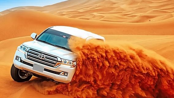 Woestijnsafari met BBQ-diner (quad optioneel)