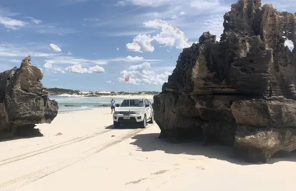 參加羅布和比奇波特的四輪傳動車之旅