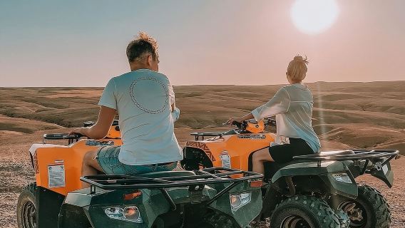 Excursión en quad, camello y cena en el desierto de Agafay