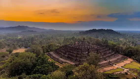 Borobudur(climb up), Merapi Volcano and Prambanan Temple Tour