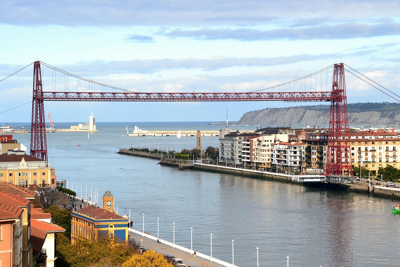 Getxo dan Jambatan Bizkaia Dari Bilbao