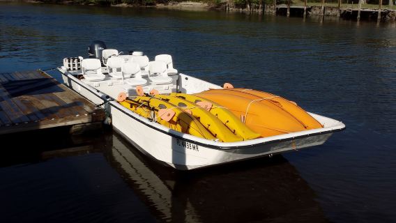 Everglades : visite écologique en kayak assisté par bateau
