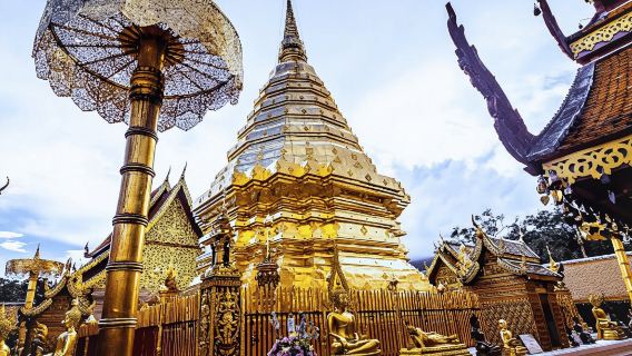 Chiang Mai: Tagesausflug nach Doi Suthep mit Khantoke-Abendessen