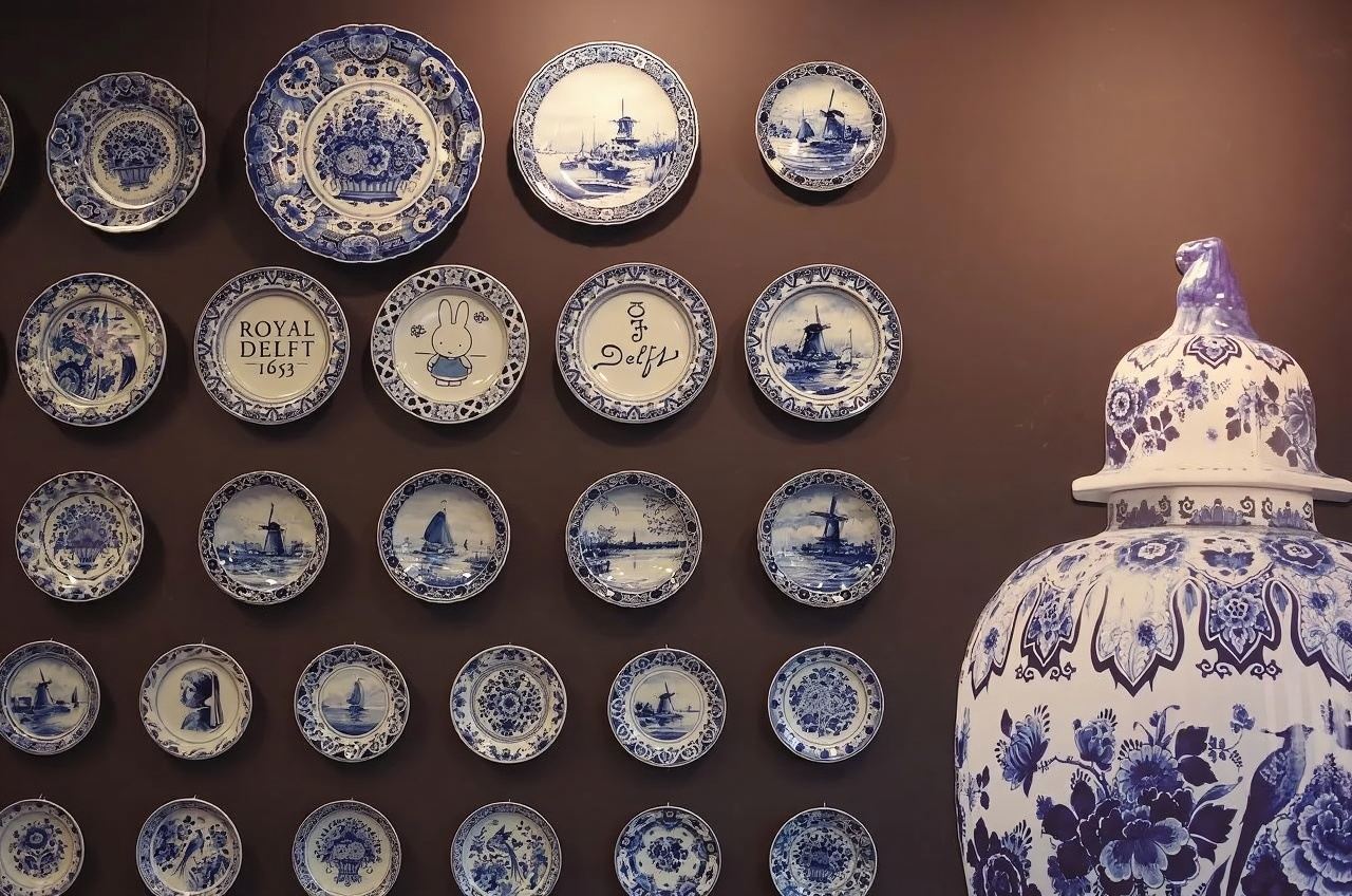 荷蘭代爾夫特新教堂+藍陶工廠+維米爾中心+老教堂包車一日遊