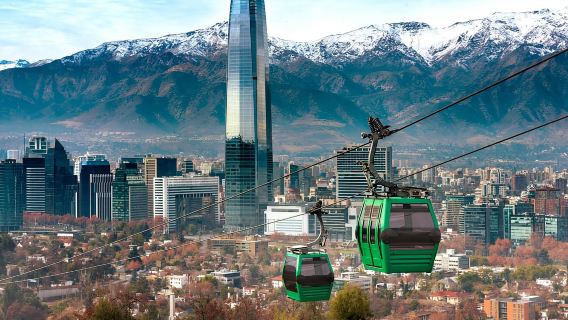 Santiago: 1-Tagesticket für Hop-On/Hop-Off-Bus und Seilbahn