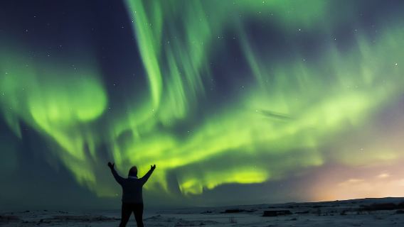 Northern Lights Hunting Experience from Reykjavik, Iceland [Includes Hot Cocoa/Free Transfer/Aurora Guide]