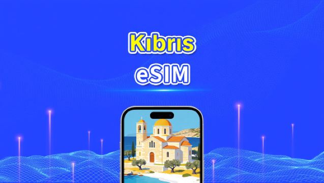 Kıbrıs eSIM | 5G/4G | Yüksek Hızlı İnternet | 24 Saat | 1-30 Gün Arası Seçenekler | QR Kodu