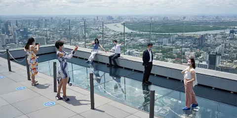 曼谷:Mahanakhon 空中漫步展望台入場券