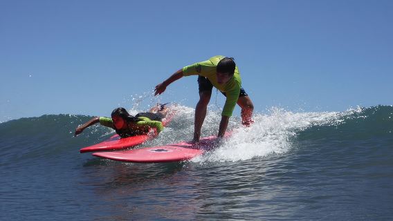 Surfing on Gran Canaria