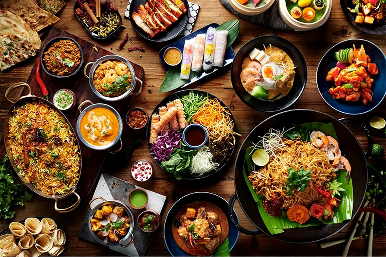 Buffet diner at Atlantis The Royal Gastronomy Dinner, Dubai's viral restaurant