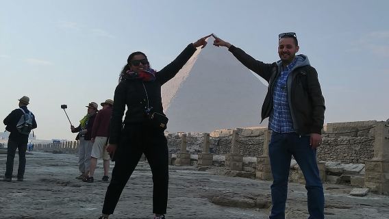Full day Private Tour Giza Pyramids Sakkara Memphis Dahshur 