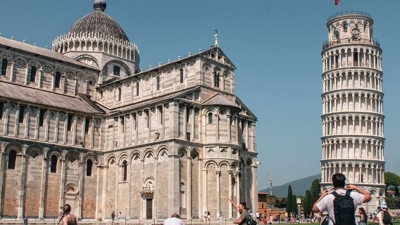 From Livorno to Pisa on your own with optional Leaning Tower Ticket