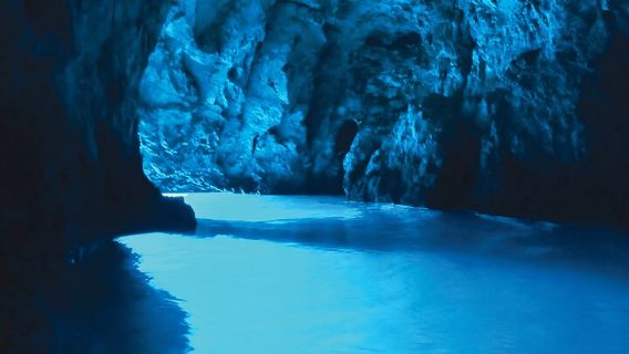 Gua Biru dan gua Discovery Dubrovnik - Lawatan Kumpulan dengan Bot