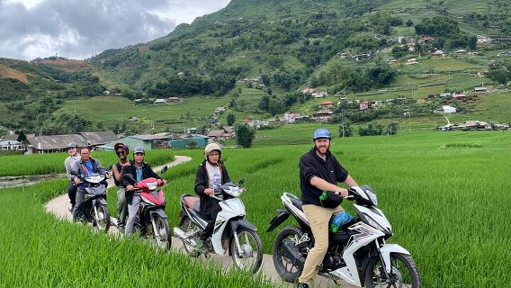 Sapa Motorbike Tour With Local Guide 1 Day - Waterfalls, Villages