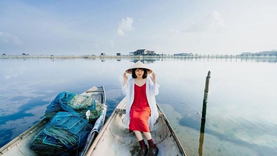 ทัวร์วันเดียว/ทัวร์หลายวัน พระอาทิตย์ตกที่สวยงามที่เว้ ผาทามซาง