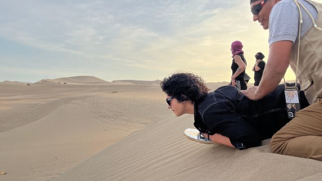 From Huacachina: Sunset buggy and sandboarding