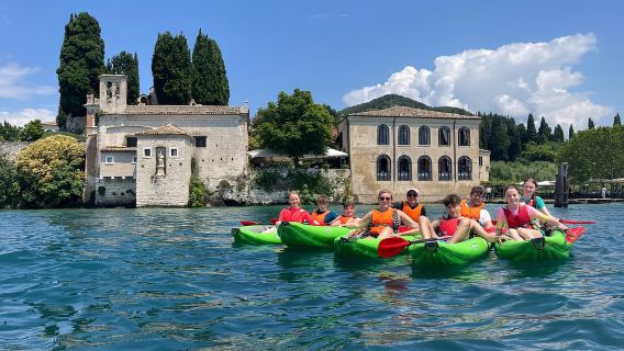 Lago di Garda: Escursione in canoa dal Garda a Punta San Vigilio