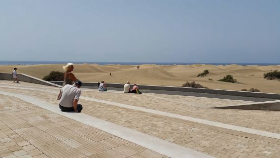 Lawatan Bandar e-Skuter + Naik Unta di dalam Maspalomas Dunes
